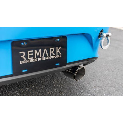 Remark Cat Back Exhaust w/Carbon Fiber Tip Cover Mazda MX-5 ND 2016+ Automatic Transmission-RK-C1063Z-01AC-Cat Back Exhaust System-Remark-JDMuscle