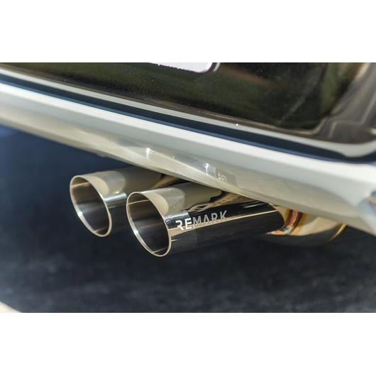Remark Cat Back Exhaust w/Stainless Polished Tip Toyota Corolla Hatchback 2019+