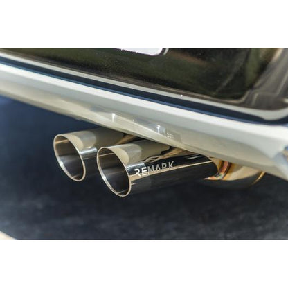 Remark Cat Back Exhaust w/Stainless Polished Tip Toyota Corolla Hatchback 2019+