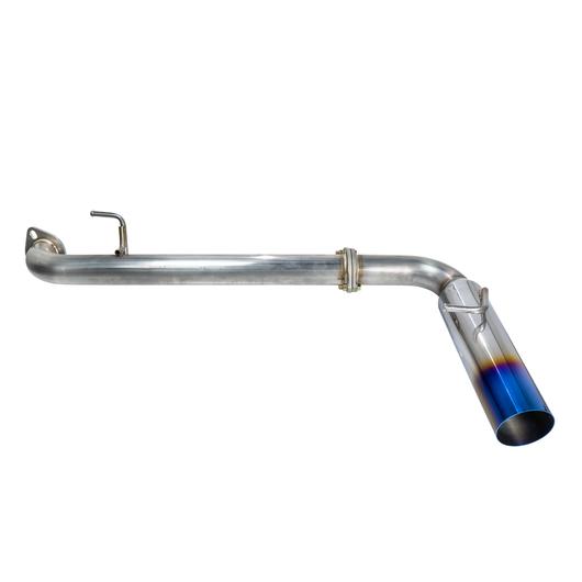 Remark Single-Exit Axle Back Exhaust w/Titanium Stainless Double Wall Tip 13+ Subaru BRZ/Toyota 86 | RO-TTZN-SL - JDMuscleAxle Back ExhaustsremRO-TTZN-SL