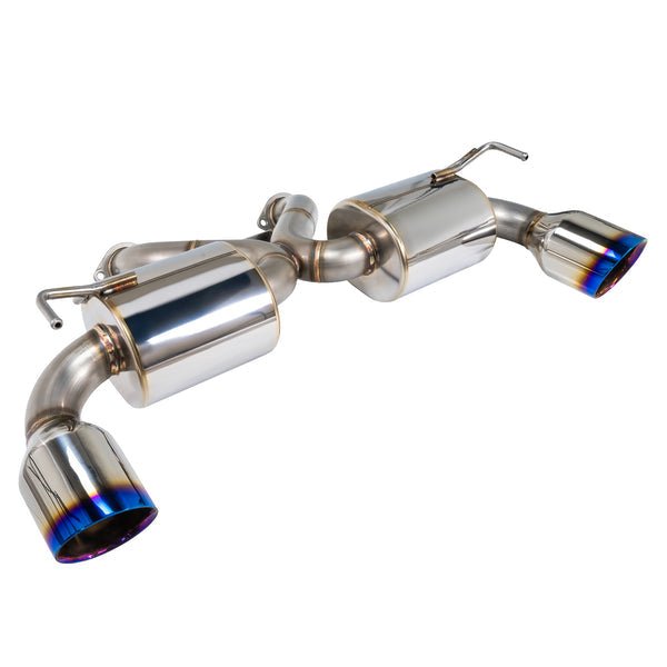 Remark V2 Y-Back Axle Back Exhaust w/Burnt Stainless Steel Double Wall Tip + Center Pipe Nissan 370Z 2009+ | RK-C2063N-01P - JDMuscleAxle Back ExhaustsremRK-C2063N-01P