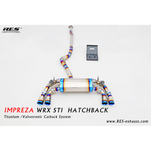 RES Valvetronic Catback Exhaust - 2008-2014 WRX/STI Hatch