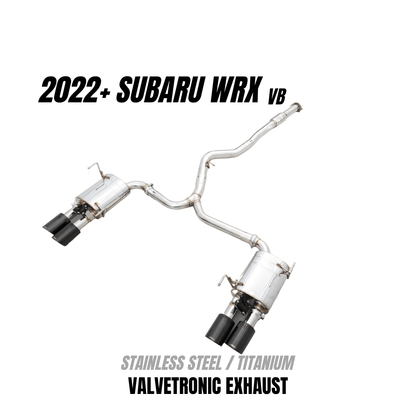 RES x JDMuscle [22 - 26 WRX] Valvetronic Catback Exhaust MT&CVT - JDMuscleCat Back Exhaust SystemJDM-WRX22-RES.20001304 Stainless Steel1:Burnt Double Wall 3/3.5/4 in.