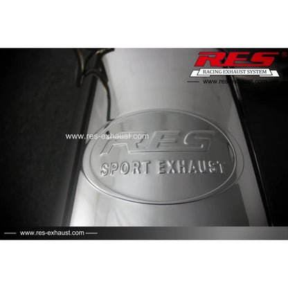 RES x JDMuscle [22 - 26 WRX] Valvetronic Catback Exhaust MT&CVT - JDMuscleCat Back Exhaust SystemJDM-WRX22-RES.20001304 Stainless Steel1:Burnt Double Wall 3/3.5/4 in.