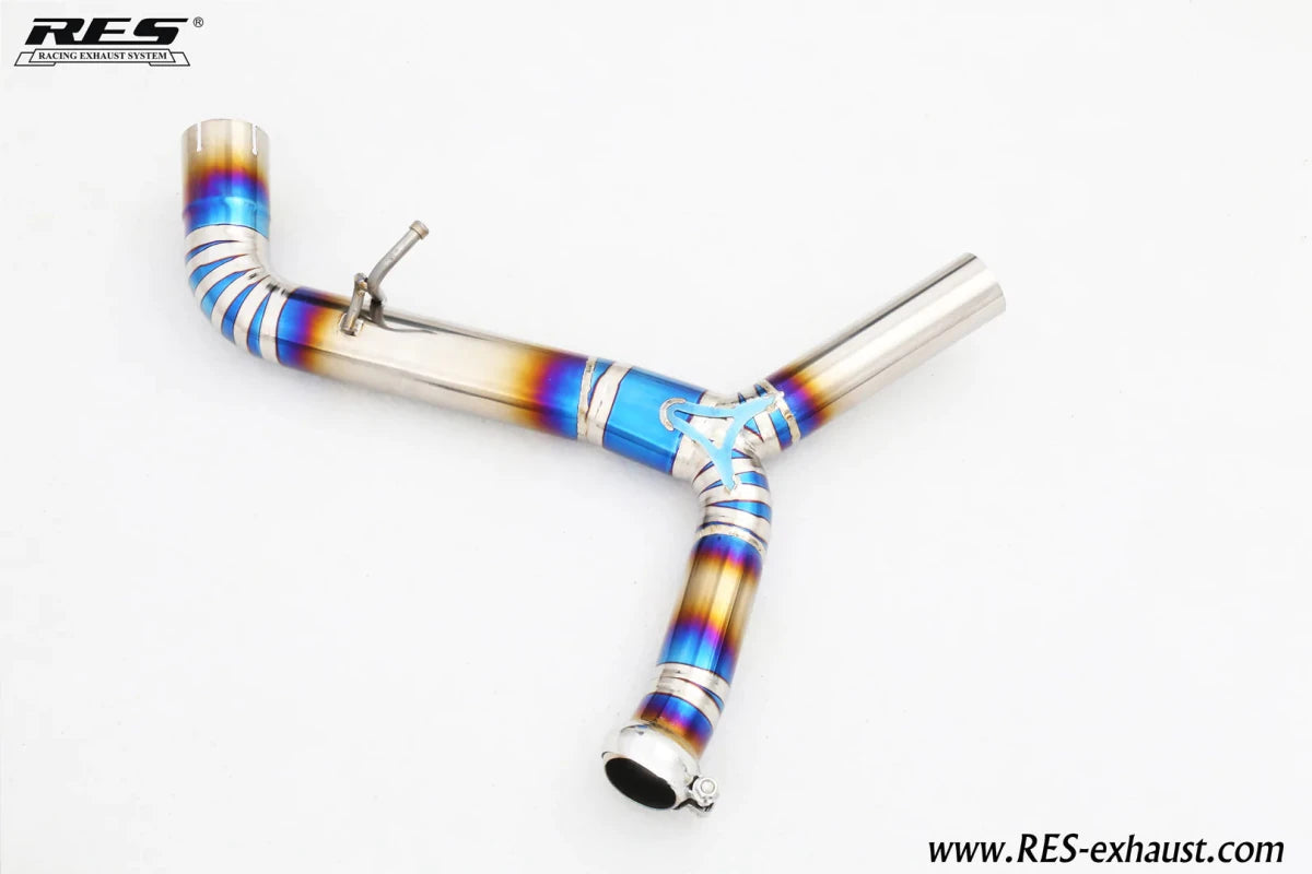 RES x JDMuscle [22 - 26 WRX] Valvetronic Catback Exhaust MT&CVT - JDMuscleCat Back Exhaust SystemJDM-WRX22-RES.20001304 Stainless Steel1:Burnt Double Wall 3/3.5/4 in.