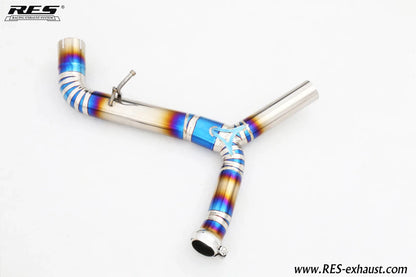 RES x JDMuscle [22 - 26 WRX] Valvetronic Catback Exhaust MT&CVT - JDMuscleCat Back Exhaust SystemJDM-WRX22-RES.20001304 Stainless Steel1:Burnt Double Wall 3/3.5/4 in.