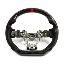 Racing Art [15-21 WRX/STI] Carbon Fiber Steering Wheel - Leather/Suede