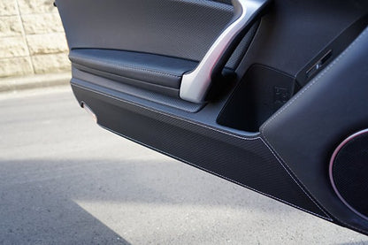 Revel 13+ BRZ/FRS/86 GT Design Kick Panel Cover | Silver Stitch 2pc/set | 1TR5GDAT01S - JDMuscleTrim KitsTAN1TR5GDAT01S