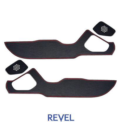Revel 2022 GR86/BRZ GT Design Kick Panel Cover | Red Stitch - 4 Pieces | 1TR5GDCS01R - JDMuscleTrim Kitsrvl1TR5GDCS01R