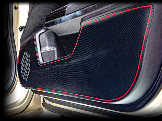 Revel  2022 GR86/BRZ GT Design Kick Panel Cover (Red Stitch)- 4 Pieces | 1TR5GDCS01R