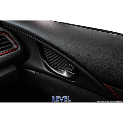 Revel GT Dry Carbon Door Trim Inner Handles | FL/FR/RL/RR 16-18 Honda Civic - 4 Pieces | 1TR4GT0AH08