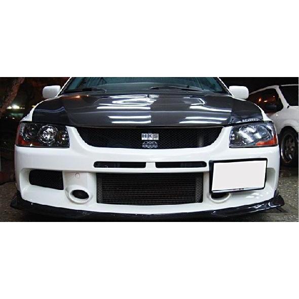 Rexpeed [06 Mitsubishi Evo 9] RA-Style Carbon Splitter - JDMuscleFront Wind SplitterREX R74