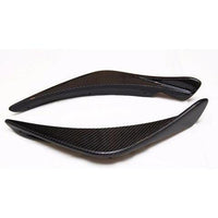 Rexpeed [08-15 Mitsubishi Evo X] V-Style Carbon Fiber Canards - JDMuscleCanardsREX R90