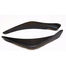 Rexpeed [08-15 Mitsubishi Evo X] V-Style Carbon Fiber Canards - JDMuscleCanardsREX R90