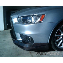 Rexpeed [08-15 Mitsubishi Evo X] Varis Style Carbon Splitter - JDMuscleFront Wind SplitterREX R109