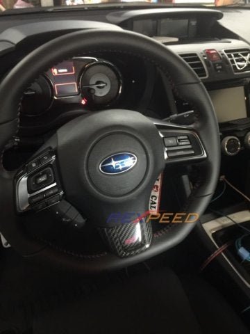 Rexpeed [15 - 21 WRX/STI] Dry Carbon STI Steering Wheel Cover | G44 - JDMuscleTrim KitsG44