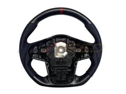 Rexpeed [20 - 24 Supra] Carbon Fiber BLACK Leather Steering Wheel | TS47 - JDMuscleSteering WheelsTS47
