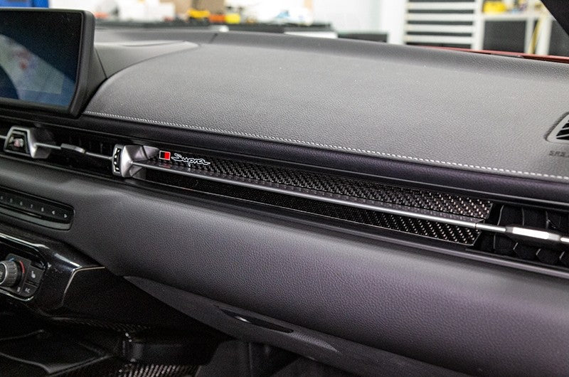 Rexpeed 20+ Supra A91 Passenger Side Cf Interior Badge | TS02 - JDMuscleInterior AccessoriesREXTS02
