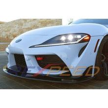 Rexpeed [20 Supra] Carbon Fiber Front Splitter / Side Skirts / Rear Bumper Spats Combo - JDMuscleFront Wind SplitterTS09+TS10+TS11Gloss