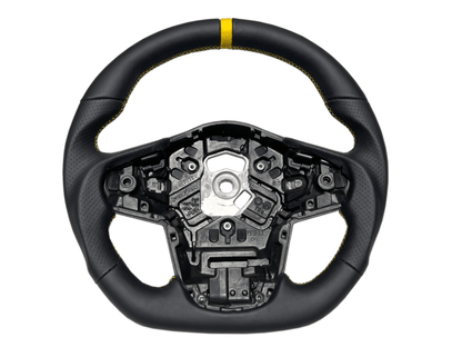 Rexpeed 2020+ Supra GR Black Leather Steering Wheel | TS70 - JDMuscleSteering WheelsYellowOrange