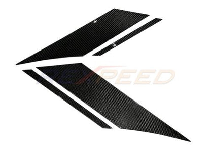 Rexpeed 2020+ Supra GR Carbon Fiber C - Pillar Decal | TS51 - JDMuscleStickers and VinylsTS51Gloss