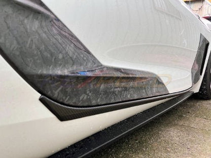 Rexpeed 2020+ Supra GR Carbon Fiber Door Sill Plate | Matte | TS75M - JDMuscleExterior GarnishesTS75M