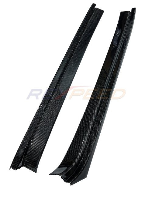 Rexpeed 2020+ Supra GR Carbon Fiber Door Sill Plate | Matte | TS75M - JDMuscleExterior GarnishesTS75M