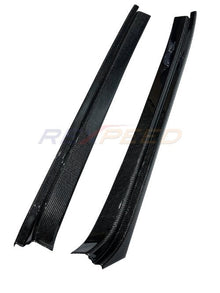 Rexpeed 2020+ Supra GR Carbon Fiber Door Sill Plate | Matte | TS75M - JDMuscleExterior GarnishesTS75M