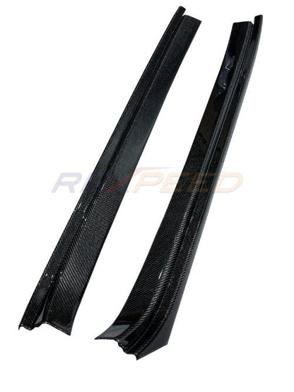 Rexpeed 2020+ Supra GR Carbon Fiber Door Sill Plate | Matte | TS75M - JDMuscleExterior GarnishesTS75M