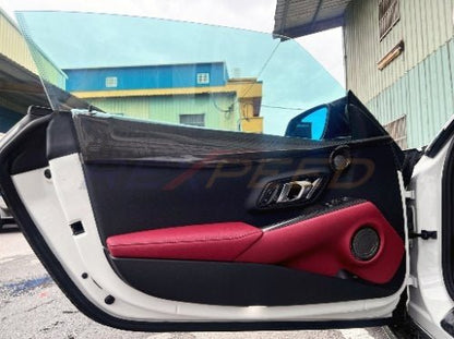 Rexpeed 2020+ Supra GR Carbon Fiber Door Trim Cover | TS90 - JDMuscleTrim KitsTS90
