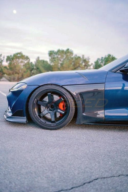 Rexpeed 2020+ Supra GR Carbon Fiber Front Fender Duct Panel | TS45 / TS45M - JDMuscleExterior GarnishesTS45Gloss