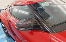 Rexpeed 2020+ Supra GR Carbon Fiber Mirror Cap Full Replacements | TS37 / TS37M - JDMuscleAftermarket MirrorsTS37Gloss