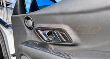 Rexpeed 2020+ Supra GR Dry Carbon Door Audio Speaker Covers | 2pcs Gloss | TS65 - JDMuscleTrim KitsTS65