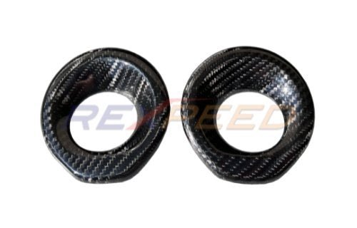 Rexpeed 2020+ Supra GR Dry Carbon Door Audio Speaker Covers | 2pcs Matte | TS65M - JDMuscleTrim KitsTS65M