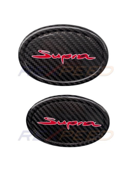 Rexpeed 2020+ Supra GR Dry Carbon Emblem Cover | TS34 - JDMuscleOrnaments and EmblemsTS34