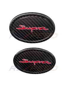 Rexpeed 2020+ Supra GR Dry Carbon Emblem Cover | TS34 - JDMuscleOrnaments and EmblemsTS34