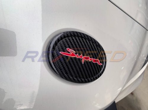 Rexpeed 2020+ Supra GR Dry Carbon Emblem Cover | TS34 - JDMuscleOrnaments and EmblemsTS34