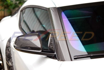 Rexpeed 2020+ Supra GR Dry Carbon Exterior A Pillar Cover | TS31 / TS31M - JDMuscleExterior GarnishesTS31Gloss