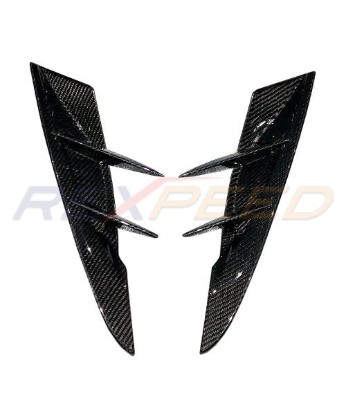 Rexpeed 2020+ Supra GR Dry Carbon Front Canards | TS102 - JDMuscleCanardsTS102