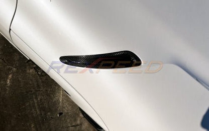 Rexpeed 2020+ Supra GR Dry Carbon Hood Vent Covers | Matte | TS57M - JDMuscleExterior GarnishesTS57M