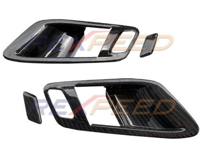 Rexpeed 2020+ Supra GR Dry Carbon Inner Door Handle Cover | TS30 / TS30M - JDMuscleInterior AccessoriesTS30Gloss