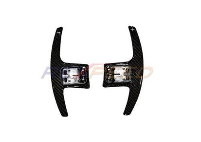 Rexpeed 2020+ Supra GR Dry Carbon Steering Wheels Shift Paddles Full Replacement | TS39 / TS39R - JDMuscleInterior AccessoriesTS39Black