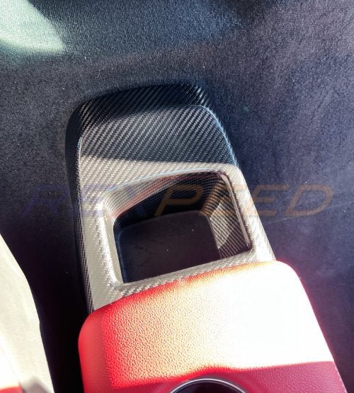 Rexpeed 2020+ Supra GR Dry Carbon Storage Compartment Cover | Gloss | TS59 - JDMuscleTrim KitsTS59