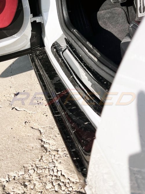 Rexpeed 2020+ Supra GR Forged Carbon Door Sill Plate | Gloss | TS75FC - JDMuscleExterior GarnishesTS75FC