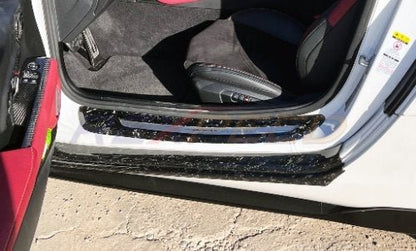 Rexpeed 2020+ Supra GR Forged Carbon Door Sill Plate | Matte | TS75FCM - JDMuscleExterior GarnishesTS75FCM