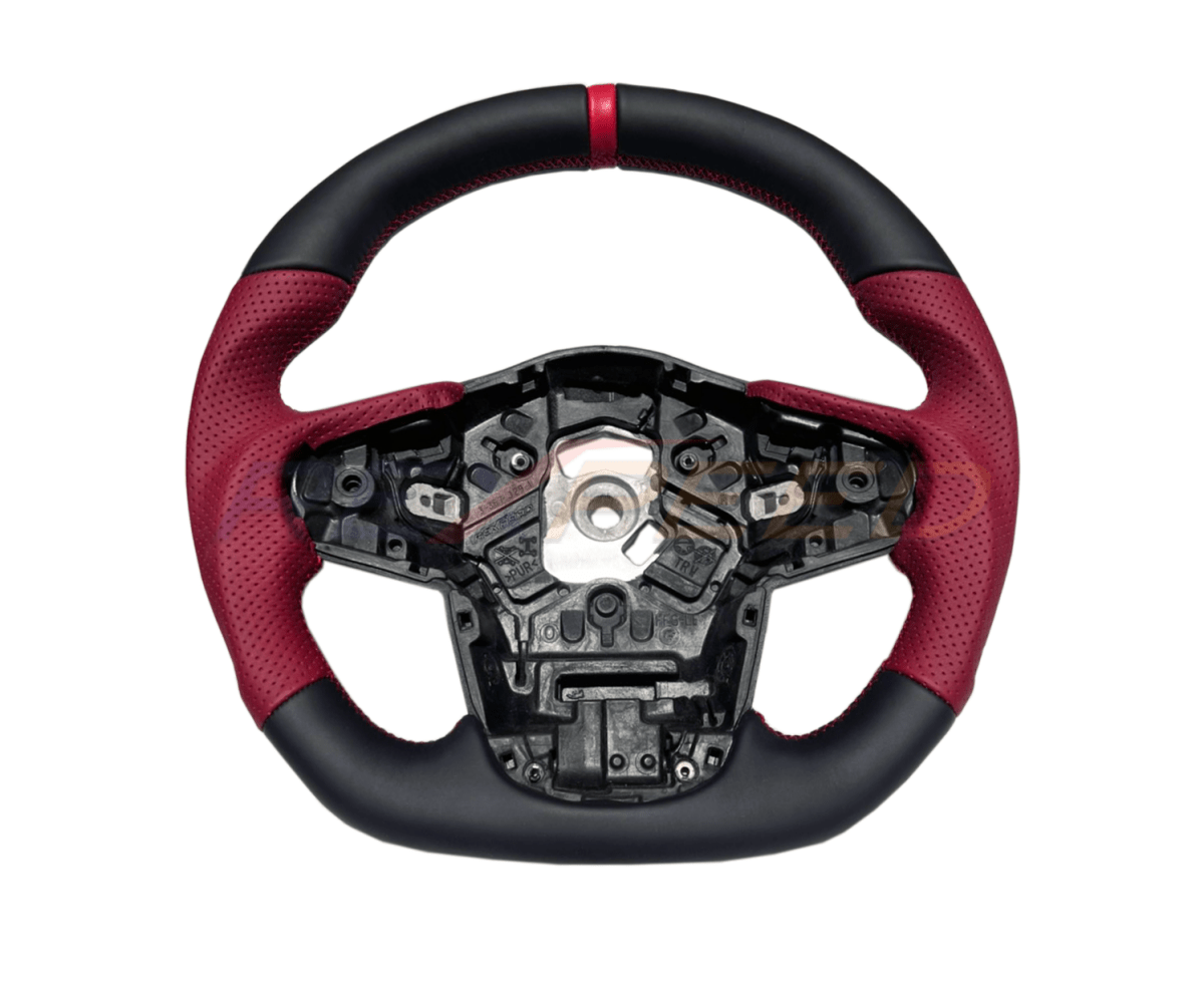Rexpeed 2020+ Supra GR Leather Steering Wheel | TS70R - JDMuscleSteering WheelsYellowOrange