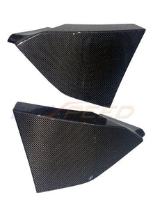 Rexpeed 2020+ Supra GR V1 Carbon Fiber Rear Bumper Side Spats | TS07 / TS07M - JDMuscleBody KitsTS07Gloss