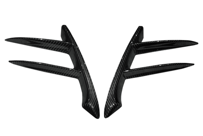Rexpeed 2020+ Supra GR V1 Carbon Fiber Rear Canards | TS103 - JDMuscleCanardsTS103