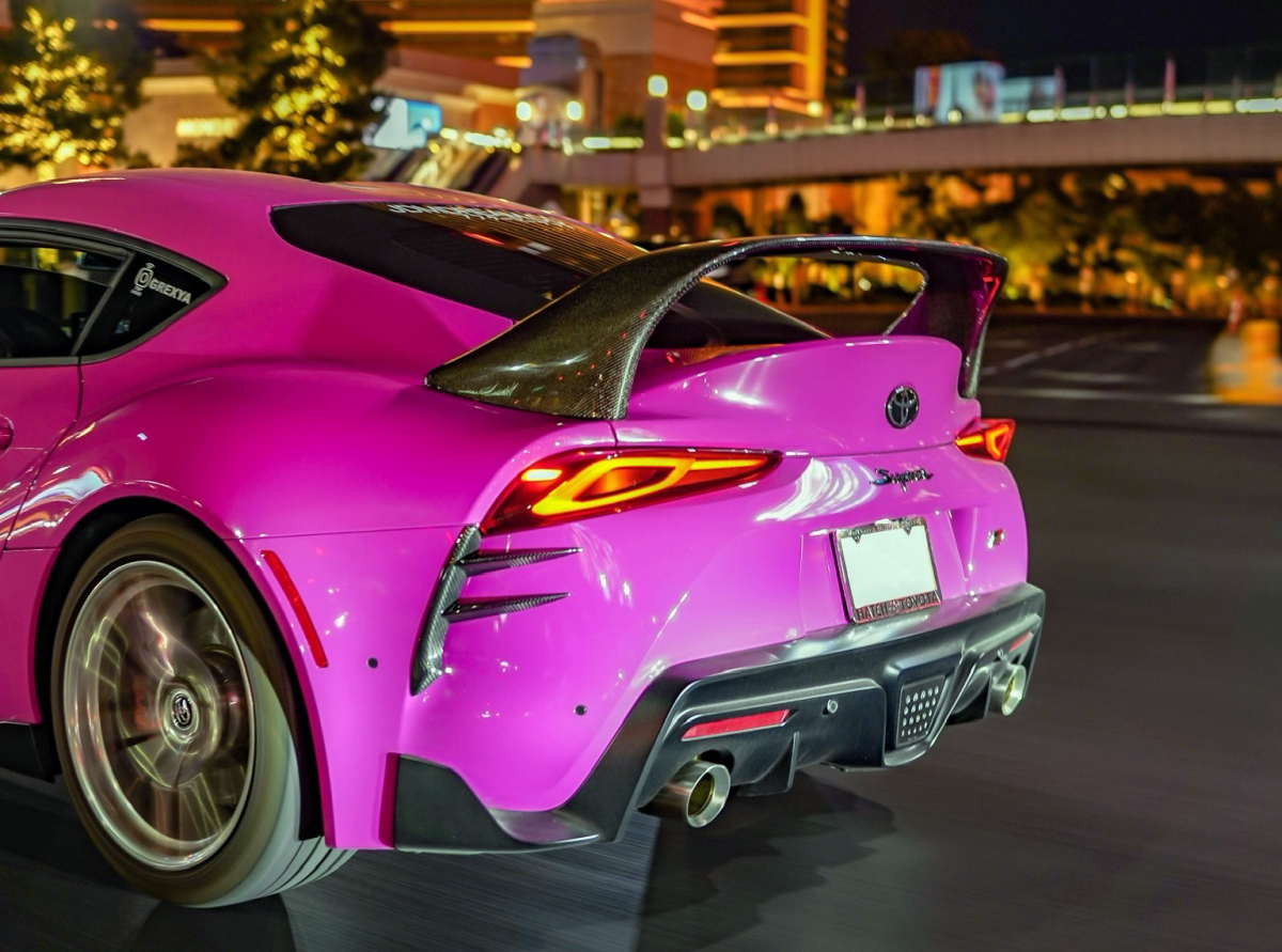Rexpeed 2020+ Supra GR V1 Carbon Fiber Rear Canards | TS103 - JDMuscleCanardsTS103