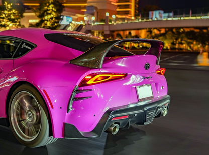 Rexpeed 2020+ Supra GR V1 Carbon Fiber Rear Canards | TS103 - JDMuscleCanardsTS103
